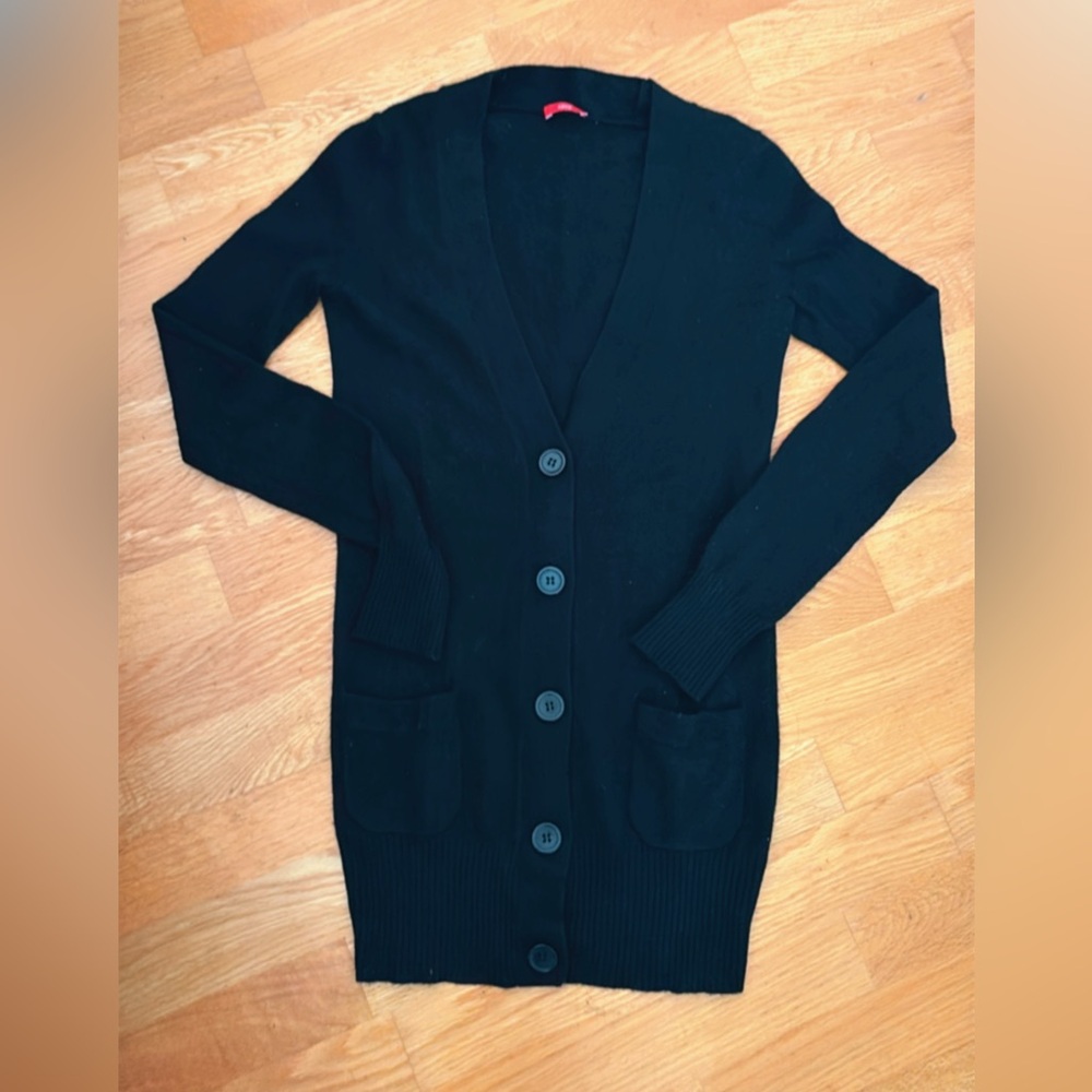 CeCe Black Cardigan Sweater Women’s Small – Classic & Elegant Knit